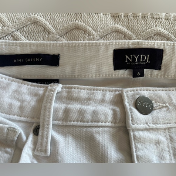 NYDJ Women's White Jeans “Ami Skinny” Lift Tuck Style size 6 - Picture 16 of 16